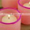 spring candle holder, pink votive candle holder