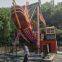 Amusement park ride pirate ship