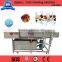Fruit & vegetable brush and spraying washing machine