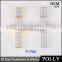 Large Hip Hop 925 Sterling Silver Handmade Cross Pendant Jewelry Wholesale