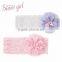 Japanese wholesale products high quality cute fashion baby hair accessories with tulle flowe for girl