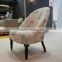 Print Fabirc oval Elegant Living Room Chair, Modern Furniture For Home Decoration