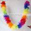 Wholesale Feather Suppliers 80g 72" Fashionable Multicolored Rainbow Feather Boa