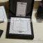 Silk Embellished wedding invitation in black