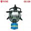 100% Silicone full face gas mask with single filter