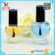 Best china hot sale heart shape glass material nail polish bottles and mini nail bottles 8ml