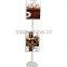 two tire double sides aluminum poster stand