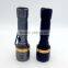 1W powerful led Zoom adjustable flashlight powered by 3AA batteries