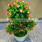 home & indoor decoration, fashion artificial green mini bonsai