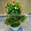 Mini artificial succulent potted bonsai for office and home decor