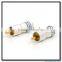 OEM Copper 24K Gold Plated RCA Connector Audiophile Plug Solder