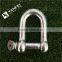 Chain D Type Shackle With Round Pin