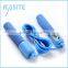 2.7m*5mm PVC fitness counting jump rope, PP handle with single color foam