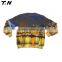 pullover custom dye sublimation printing sweatshirt hot selling