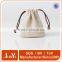 Double-Drawstring Muslin bag jewellery box and pouch print company logo
