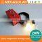 2016 20W Portable Solar Lighting System With DC Output and Usb Charger Port