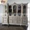 classical Europe Style Wooden Bookcase with White Color