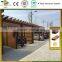 waterproof wood plastic composite pergola