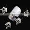 3D Nail Art Rhinestone Decorations Silver Plated Crown Pattern Alloy Nail Art For Glitter Manicure Tools