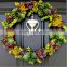 real touch artificial plastic plants succulent plants and flowers christmas wreath for wall door decoration