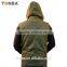 Customized Comfortable Camera Vest and SLR hooded Vest for Outdoor men with Army Green