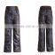 Custom Fake Denim Fabric Snowboard Pants With Snowlocker