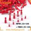 CE Approval MPD1.25-156 RED 22-16A.W.G Diameter Insulated Male Bullets Terminals