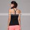 Latest Nylon and Spandex Stringer Tank Top Wholesale Yoga Dance Clothes For Ladies