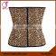 403201NEW Arrival Woman Leopard Animal Print Latex Waist Corset