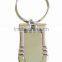 Round Shape Engraved keychain/carved soft enamel keyring/steel rustless keyring rustless for promotion