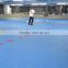Plastic sports floor cover for squash court and racket ball court
