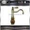 Single cold antique brass finishing water tap sink faucet