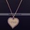 >>>>2016 New high quality women Personalized love hearts necklace rhinestone fashion necklaces & pendants necklaces/