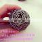 Kitchen dish washing silver color galvanized metal mesh scourers for sale