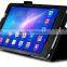 In store colorful handheld card slots fashion faux leather cover for Huawei M2 8 inch