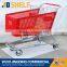 150L american style supermarket plastic shopping trolley cart