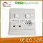Fashion South African 2gang wall mount button light switch