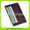 16460 Promotional custom genuine leather atm card pouch