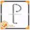 Polish Stainless steel shower room glass door Bathroom door handle 9 shape sliding glass shower door handle