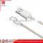 HUNDA Manufacturer 3.3ft MFI certified USB Charging Cord - Silver