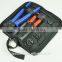 Solar panel crimper plier and cable cutter combination tool kit , A-K03D multi-functional portable kit tool bag