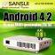 Wholesale Sansui X6 Portable Mini DLP LED Projector multifunction Android Bluetooth WIFI Projector