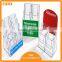 Single Pocket Acrylic Brochure Holder, Tabletop Acrylic Leaflet Holder