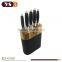 6 pcs kitchen knife and hloder set