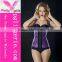 2016 Hot sale nude woman colorful latex waist training cincher corsets