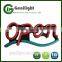 Bule and Red light Innovations Rectangle LED Open Sign