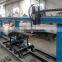 main pipe and branch pipe orthogonal intersecting cnc steel tube plasma cutter/cutting machine