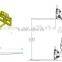 OEM Wheel Loader Optional Equipment Pallet Fork (1800*1700mm) For SDLG LG936L Wheel Loader