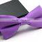Fashions Men's Formal Commercial bowties Solid Color Tuxedo Classic Bow tie Pre Wedding Party Satin Bow Tie Necktie
