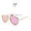 2016 new design fashion colorful metal sunglass